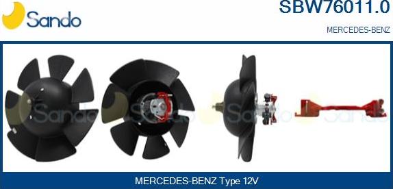 Sando SBW76011.0 - Ventilator kabine/unutrasnjeg prostora www.molydon.hr