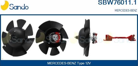 Sando SBW76011.1 - Ventilator kabine/unutrasnjeg prostora www.molydon.hr