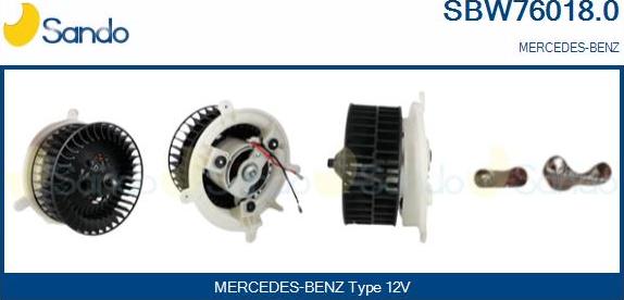 Sando SBW76018.0 - Ventilator kabine/unutrasnjeg prostora www.molydon.hr