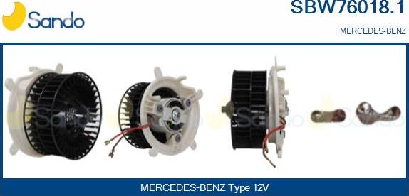 Sando SBW76018.1 - Ventilator kabine/unutrasnjeg prostora www.molydon.hr