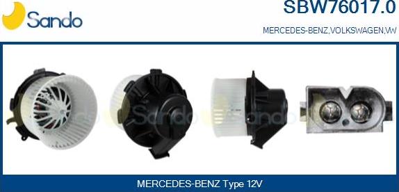 Sando SBW76017.0 - Ventilator kabine/unutrasnjeg prostora www.molydon.hr