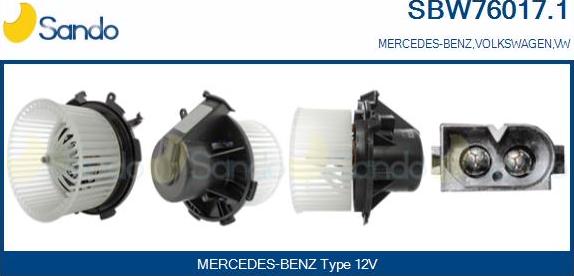 Sando SBW76017.1 - Ventilator kabine/unutrasnjeg prostora www.molydon.hr