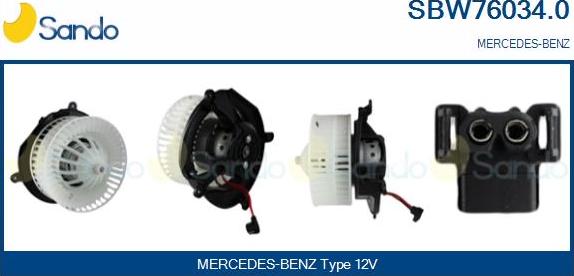 Sando SBW76034.0 - Ventilator kabine/unutrasnjeg prostora www.molydon.hr
