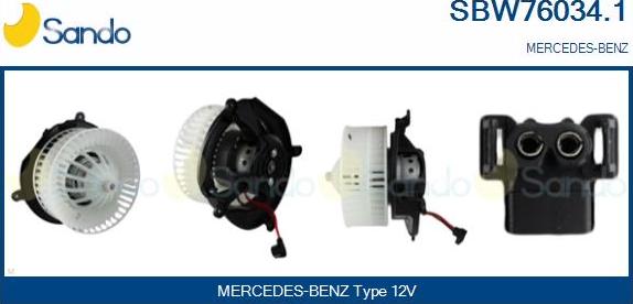 Sando SBW76034.1 - Ventilator kabine/unutrasnjeg prostora www.molydon.hr