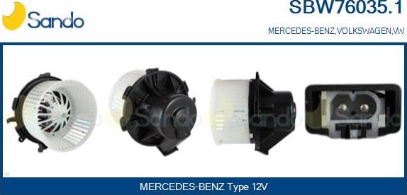 Sando SBW76035.1 - Ventilator kabine/unutrasnjeg prostora www.molydon.hr