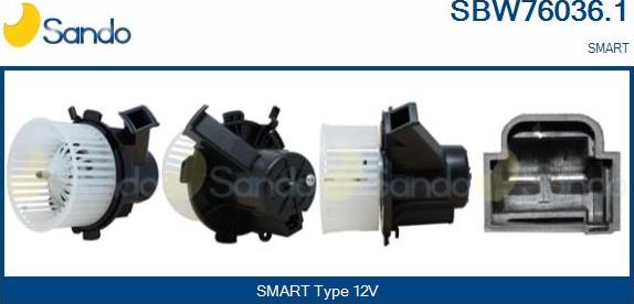 Sando SBW76036.1 - Ventilator kabine/unutrasnjeg prostora www.molydon.hr