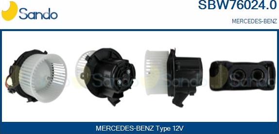Sando SBW76024.0 - Ventilator kabine/unutrasnjeg prostora www.molydon.hr
