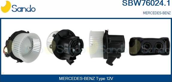 Sando SBW76024.1 - Ventilator kabine/unutrasnjeg prostora www.molydon.hr