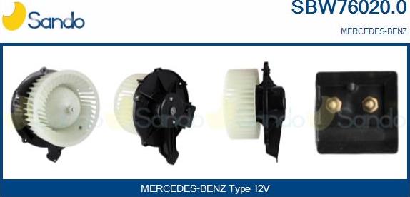 Sando SBW76020.0 - Ventilator kabine/unutrasnjeg prostora www.molydon.hr