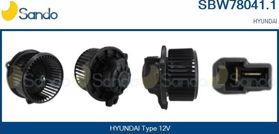 Sando SBW78041.1 - Ventilator kabine/unutrasnjeg prostora www.molydon.hr