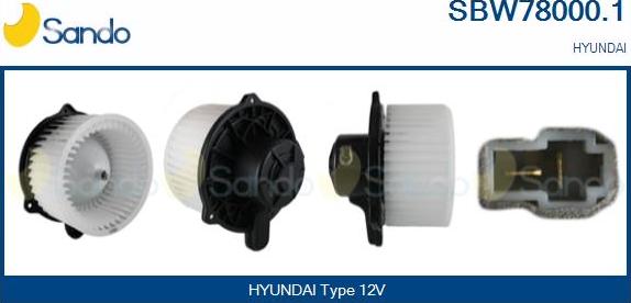 Sando SBW78000.1 - Ventilator kabine/unutrasnjeg prostora www.molydon.hr