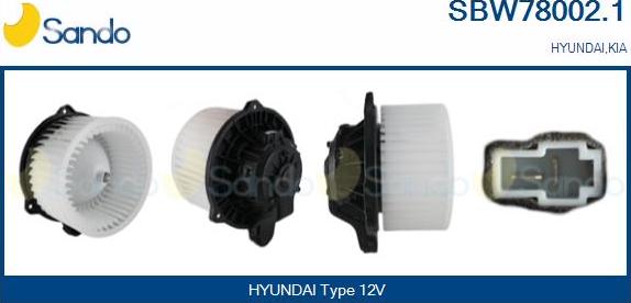 Sando SBW78002.1 - Ventilator kabine/unutrasnjeg prostora www.molydon.hr