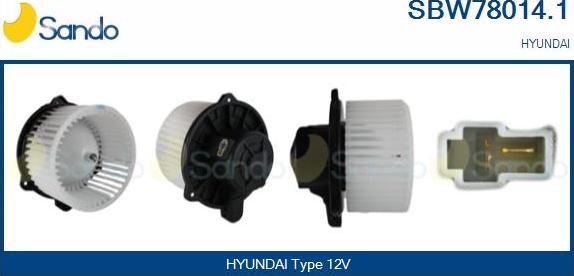 Sando SBW78014.1 - Ventilator kabine/unutrasnjeg prostora www.molydon.hr