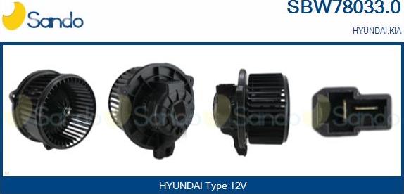 Sando SBW78033.0 - Ventilator kabine/unutrasnjeg prostora www.molydon.hr