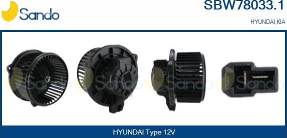 Sando SBW78033.1 - Ventilator kabine/unutrasnjeg prostora www.molydon.hr