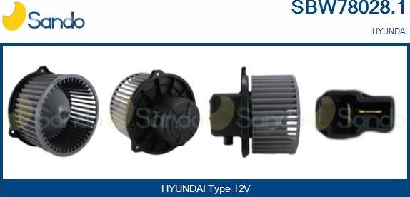 Sando SBW78028.1 - Ventilator kabine/unutrasnjeg prostora www.molydon.hr