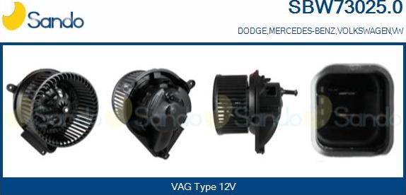 Sando SBW73025.0 - Ventilator kabine/unutrasnjeg prostora www.molydon.hr