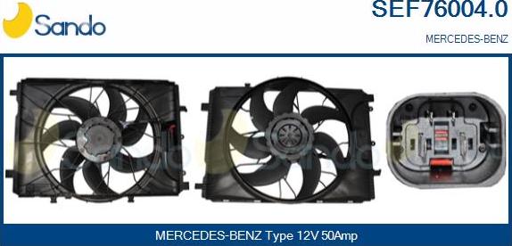 Sando SEF76004.0 - Elektromotor, ventilator hladnjaka www.molydon.hr