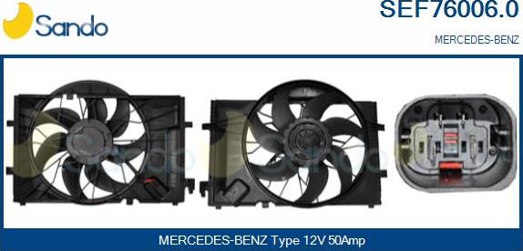 Sando SEF76006.0 - Elektromotor, ventilator hladnjaka www.molydon.hr
