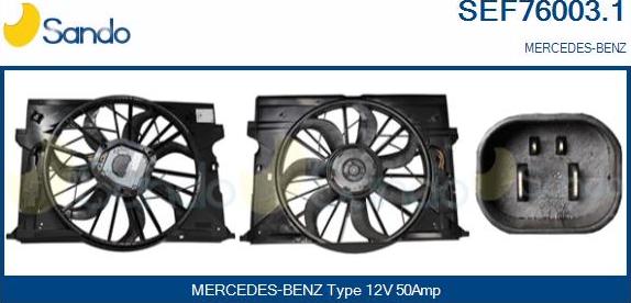 Sando SEF76003.1 - Elektromotor, ventilator hladnjaka www.molydon.hr