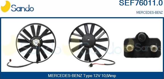 Sando SEF76011.0 - Elektromotor, ventilator hladnjaka www.molydon.hr