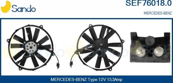 Sando SEF76018.0 - Elektromotor, ventilator hladnjaka www.molydon.hr