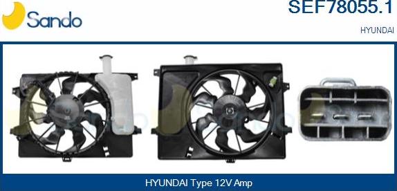 Sando SEF78055.1 - Elektromotor, ventilator hladnjaka www.molydon.hr