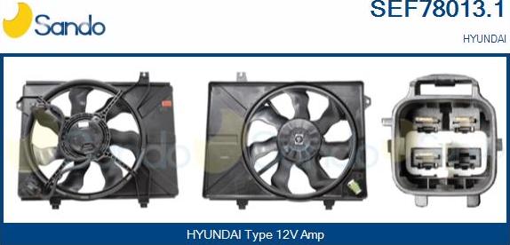 Sando SEF78013.1 - Elektromotor, ventilator hladnjaka www.molydon.hr