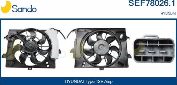 Sando SEF78026.1 - Elektromotor, ventilator hladnjaka www.molydon.hr