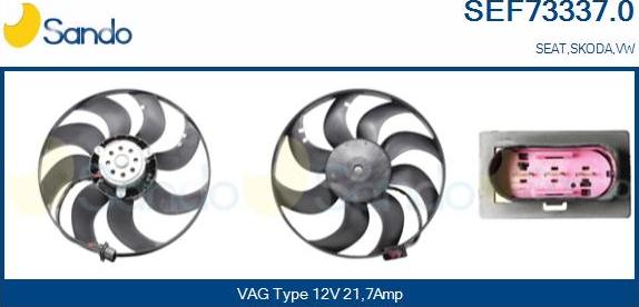 Sando SEF73337.0 - Ventilator, hladjenje motora www.molydon.hr