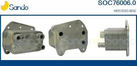 Sando SOC76006.0 - Uljni hladnjak, ulje za motor www.molydon.hr