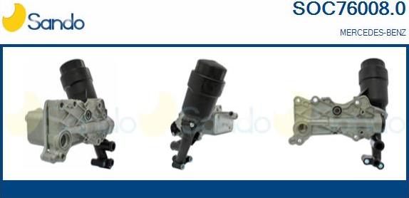 Sando SOC76008.0 - Uljni hladnjak, ulje za motor www.molydon.hr