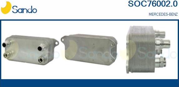 Sando SOC76002.0 - Uljni hladnjak, ulje za motor www.molydon.hr