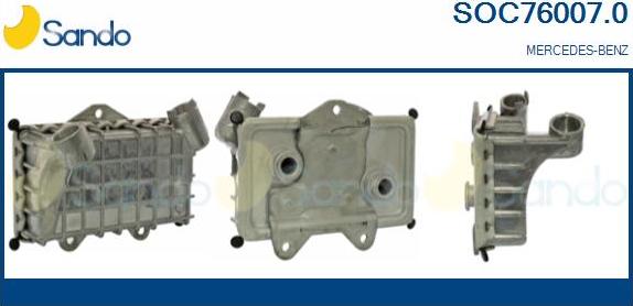 Sando SOC76007.0 - Uljni hladnjak, ulje za motor www.molydon.hr