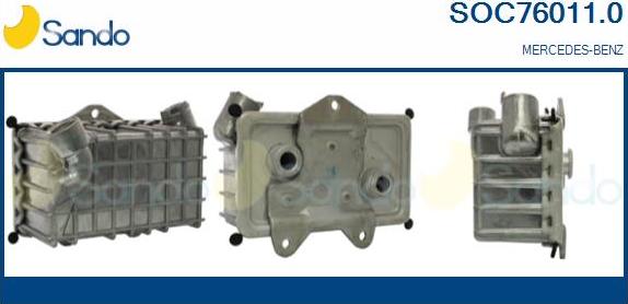 Sando SOC76011.0 - Uljni hladnjak, ulje za motor www.molydon.hr