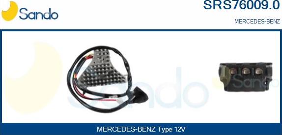 Sando SRS76009.0 - Otpornik, ventilator kabine/unutrasnjeg prostora www.molydon.hr