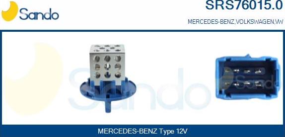 Sando SRS76015.0 - Otpornik, ventilator kabine/unutrasnjeg prostora www.molydon.hr