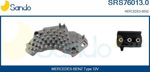Sando SRS76013.0 - Otpornik, ventilator kabine/unutrasnjeg prostora www.molydon.hr