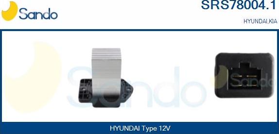 Sando SRS78004.1 - Otpornik, ventilator kabine/unutrasnjeg prostora www.molydon.hr