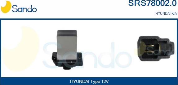 Sando SRS78002.0 - Otpornik, ventilator kabine/unutrasnjeg prostora www.molydon.hr