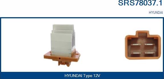 Sando SRS78037.1 - Otpornik, ventilator kabine/unutrasnjeg prostora www.molydon.hr