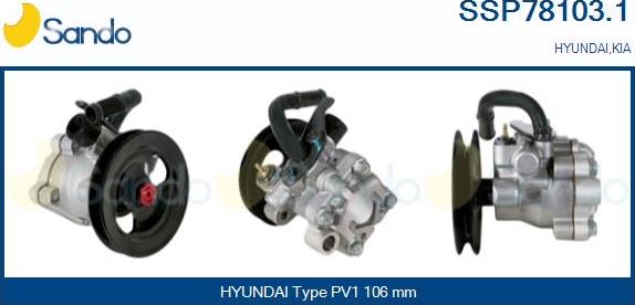 Sando SSP78103.1 - Hidraulična pumpa, upravljanje www.molydon.hr