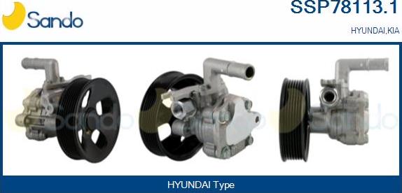 Sando SSP78113.1 - Hidraulična pumpa, upravljanje www.molydon.hr