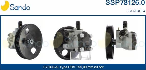 Sando SSP78126.0 - Hidraulična pumpa, upravljanje www.molydon.hr