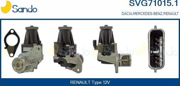 Sando SVG71015.1 - EGR ventil www.molydon.hr