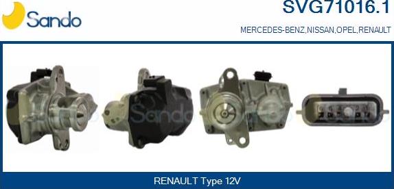 Sando SVG71016.1 - EGR ventil www.molydon.hr
