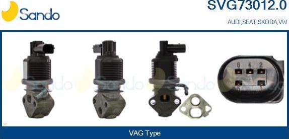 Sando SVG73012.0 - EGR ventil www.molydon.hr