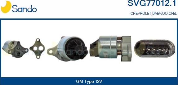 Sando SVG77012.1 - EGR ventil www.molydon.hr