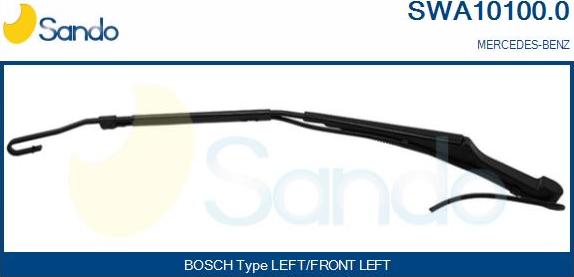 Sando SWA10100.0 - Držač metlice brisača, pranje vjetrobrana www.molydon.hr