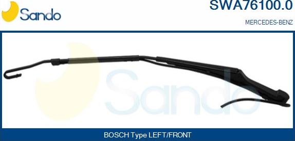 Sando SWA76100.0 - Držač metlice brisača, pranje vjetrobrana www.molydon.hr